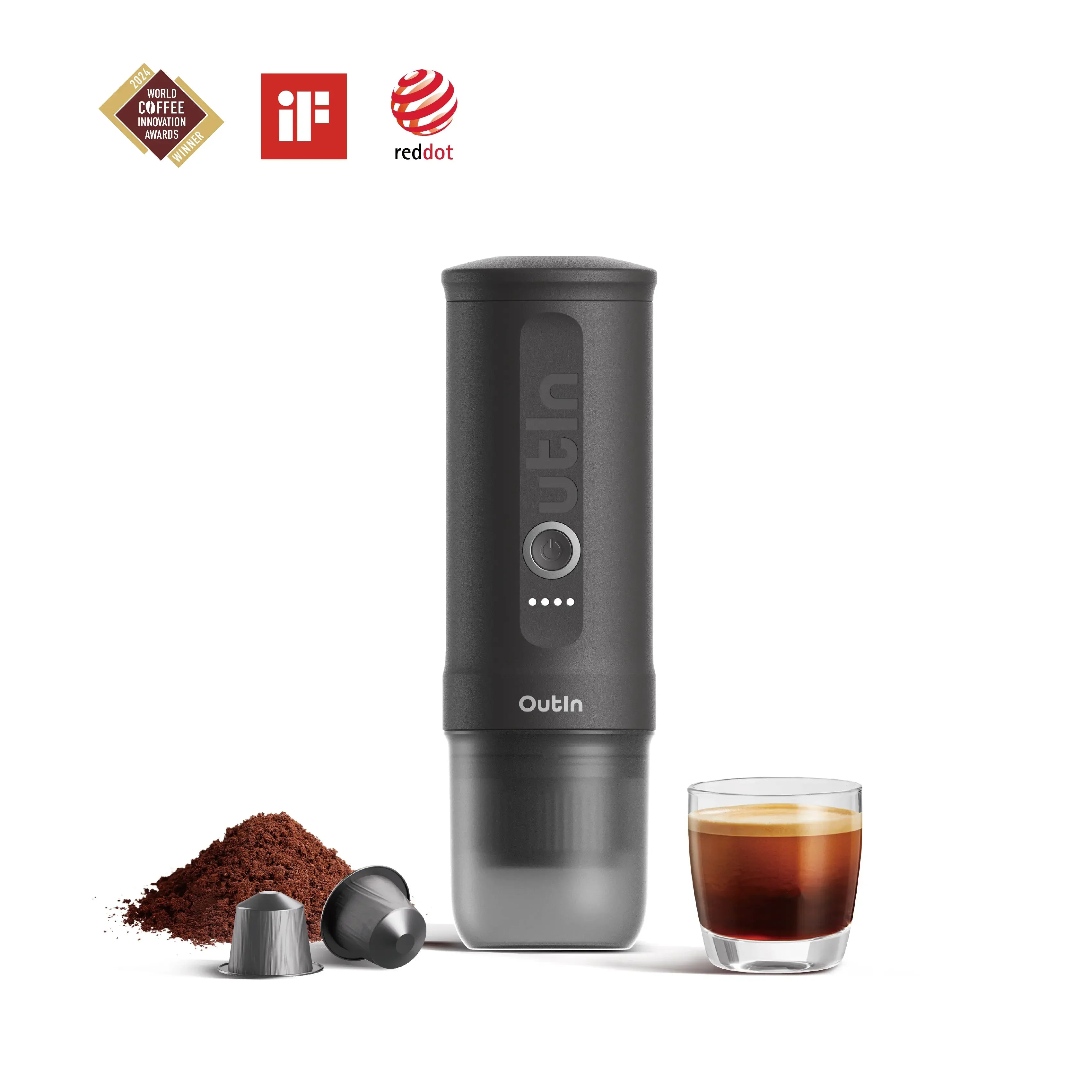 Customized Nano Portable Espresso Machine (Space Grey)