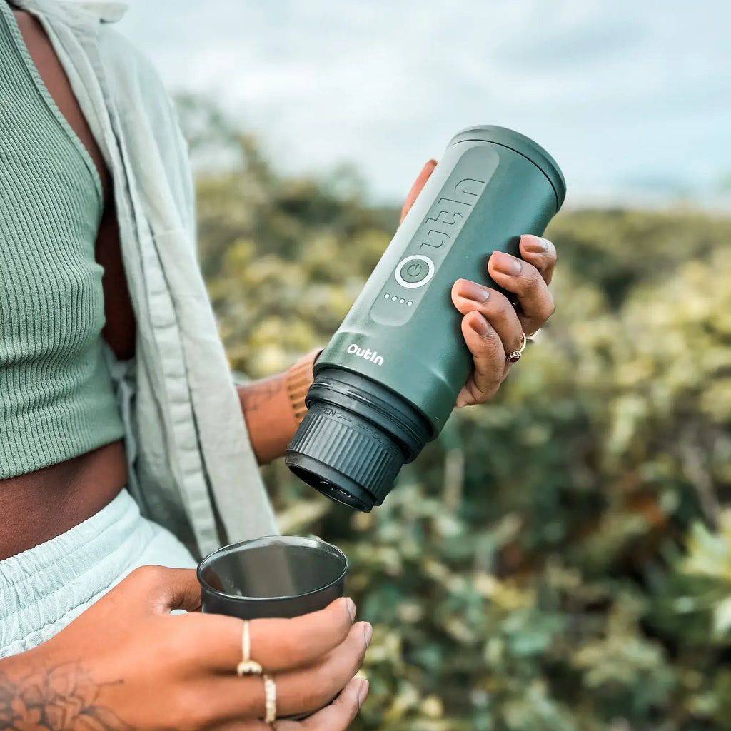 Customized Nano Portable Espresso Machine (Forest Green)